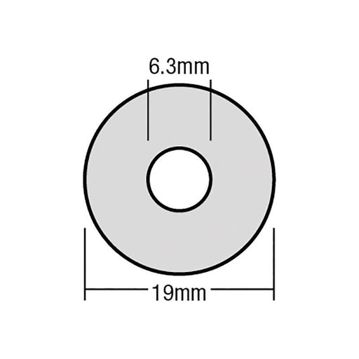 Forgefix TechFast Bonded EPDM Washer 6.3 x 19mm Box 100 ForgeFix - Dynamic Drive