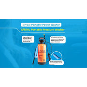 8L Portable Pressure Washer – Hand Pump Action Garden Power Sprayer Water Manual Simply - Dynamic Drive