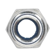 Sealey Nylon Lock Nut M4 Zinc DIN 982 Pack of 100 NLN4 Sealey  - Dynamic Drive