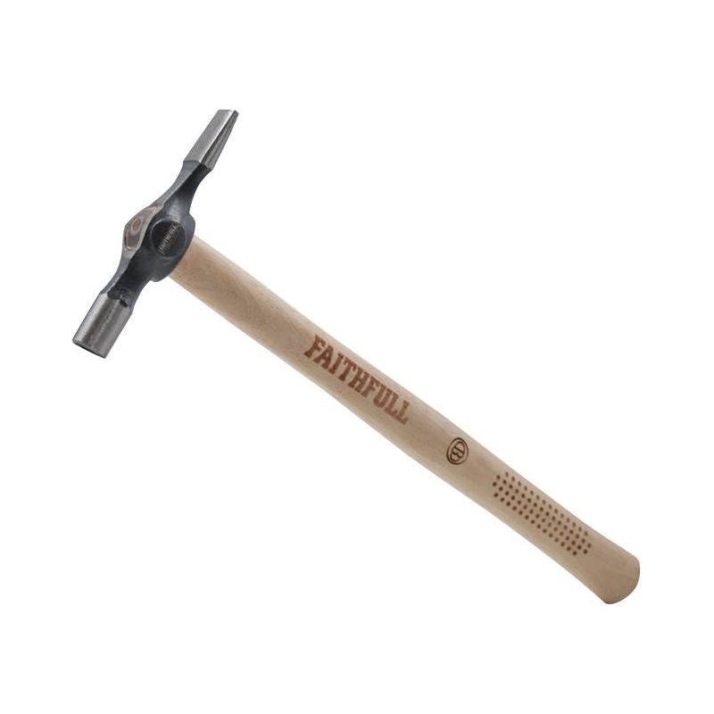 Faithfull Cross Pein Pin Hammer FSC Hickory 113g (4oz) Faithfull - Dynamic Drive