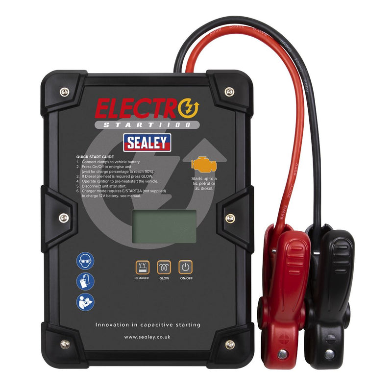 Sealey ElectroStart® Batteryless Power Start 1100A 12V Sealey  - Dynamic Drive