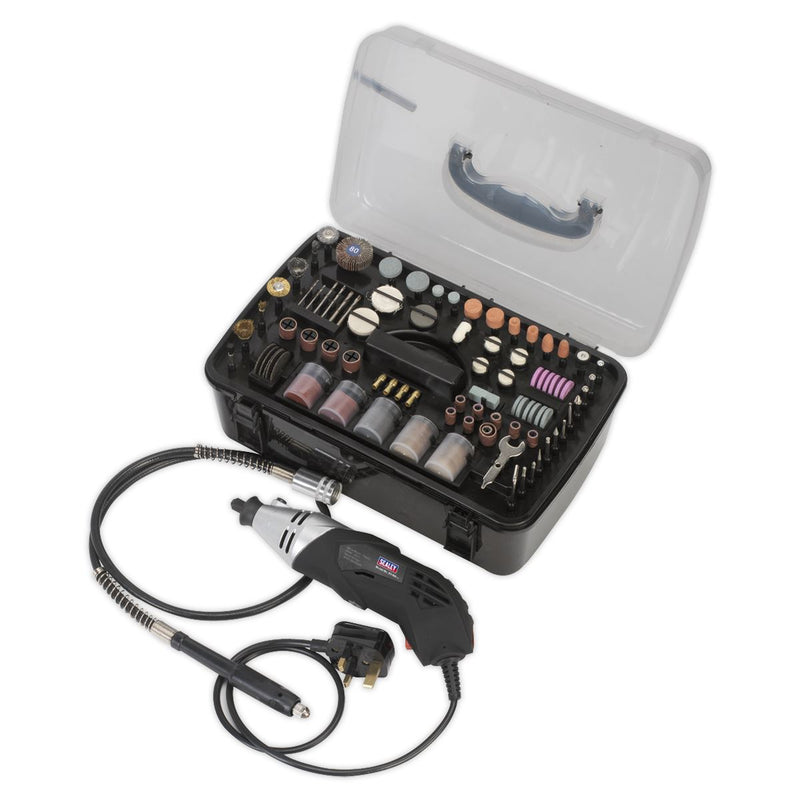 Sealey Multipurpose Rotary Tool & Engraver Kit 219pc 230V E5188 Sealey - Dynamic Drive