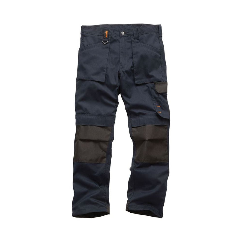 Scruffs Worker Trousers Navy 32L Scruffs - Dynamic Drive