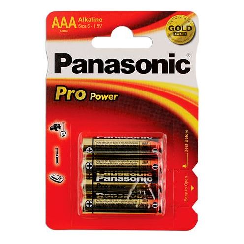 Connect Panasonic Pro Power AAA Battery 4pc x 12 30652 Tool Connection - Dynamic Drive