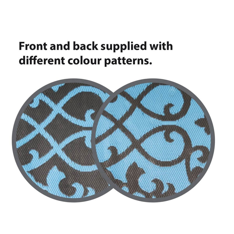 Bo-Camp Chill Mat Oriental Polypropylene Azure L Bo-Camp - Dynamic Drive