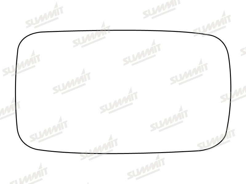 Summit Stick-On Anti Dazzle Mirror Glass fits Ford Fiesta LHS RHS Summit - Dynamic Drive