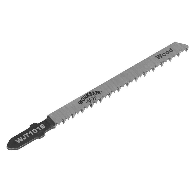 Sealey Jigsaw Blade Wood & Plastics 75mm 10tpi Pack of 5 WJT101B Sealey - Dynamic Drive