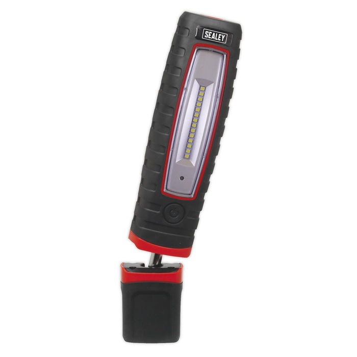Sealey LED360 Cordless 360° 3W LED Rechargeable Inspection Lamp Black Li-ion Sealey  - Dynamic Drive