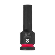 Milwaukee Hex Socket Shw 1/2 Deep 8mm-1Pc 4932480326 Milwaukee - Dynamic Drive