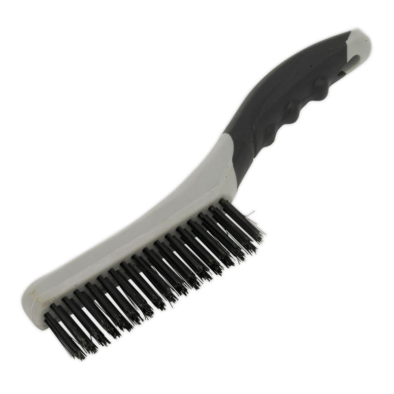Sealey Wire Brush with Steel Fill WB102 Sealey - Dynamic Drive