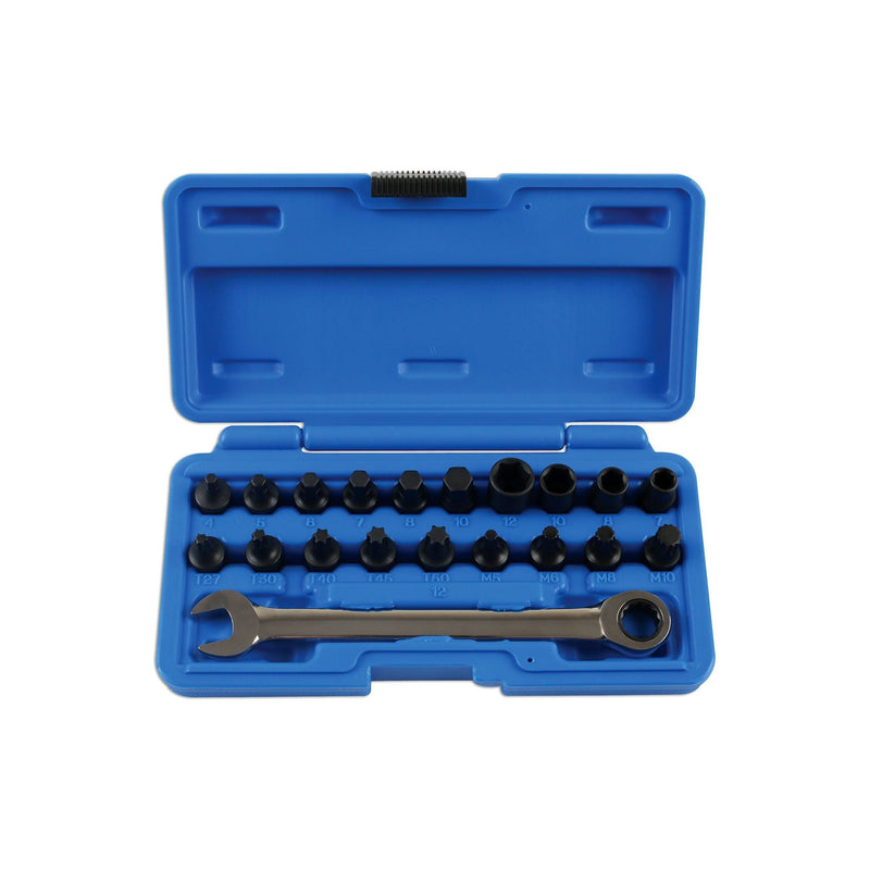 Laser Low Profile Bit Set 1/4"D 20pc 5914 Laser - Dynamic Drive