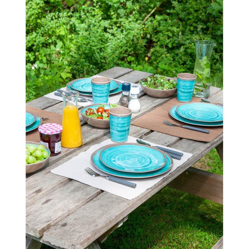Bo-Camp Mug Halo M Melamine 4 Pieces Aqua Bo-Camp - Dynamic Drive