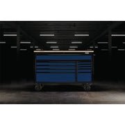 Draper BUNKER Workbench Roller Tool Cabinet, 10 Drawer, 56", Blue 08237 Draper - Dynamic Drive