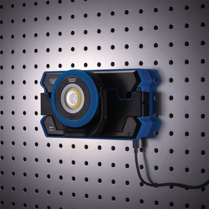 Draper COB/SMD LED Wireless/USB Rechargeable Mini Flood Light, 7W, 670 Lumens, U Draper - Dynamic Drive