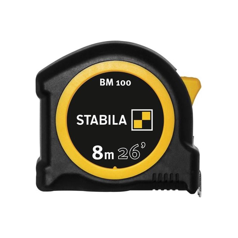 Stabila BM 100 Compact Pocket Tape 8m/26ft (Width 25mm) Stabila - Dynamic Drive