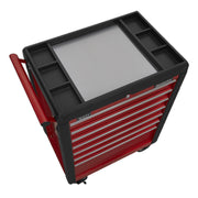 Sealey Rollcab 7 Drawer with Ball-Bearing Slides Red AP3407 Sealey - Dynamic Drive