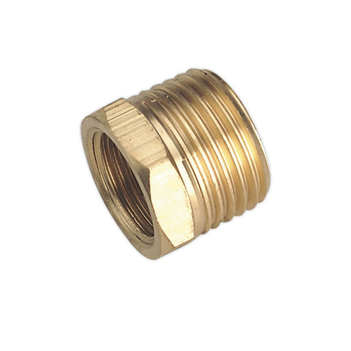 Sealey Adaptor 1/2"BSPT Male to 3/8"BSP Female SA1/1238F Sealey - Dynamic Drive