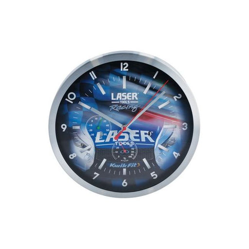 Laser Laser Tools Racing Wall Clock 8346 Laser - Dynamic Drive