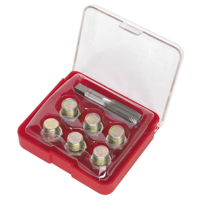 Sealey Oil Drain Plug Thread Repair Set M15 VS615 Sealey - Dynamic Drive