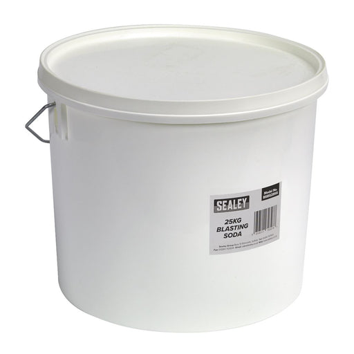Sealey Blasting Soda 25kg Tub BSBG25KG Sealey - Dynamic Drive