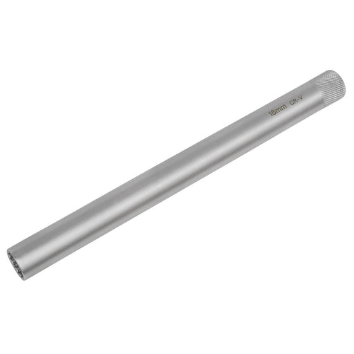 Sealey Spark Plug Socket 16mm 3/8"Sq Drive 250mm AK6552 Sealey  - Dynamic Drive