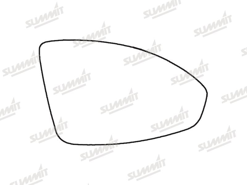 Summit Stick-On Standard Mirror Glass fits Chevrolet Cruze 09 on RHS Summit - Dynamic Drive