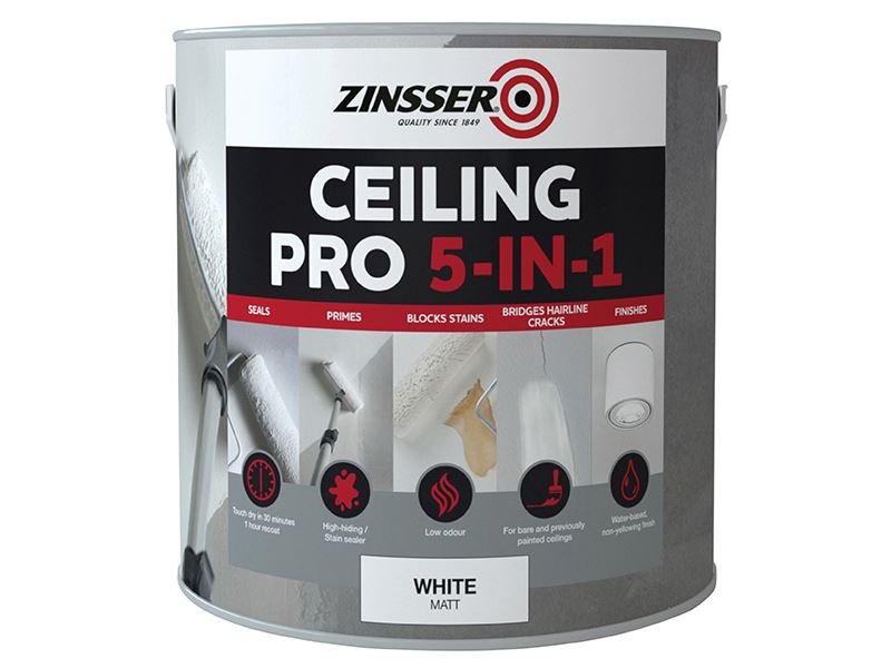Zinsser Ceiling Pro 5-in-1 2.5 litre Zinsser - Dynamic Drive