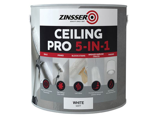 Zinsser Ceiling Pro 5-in-1 2.5 litre Zinsser - Dynamic Drive