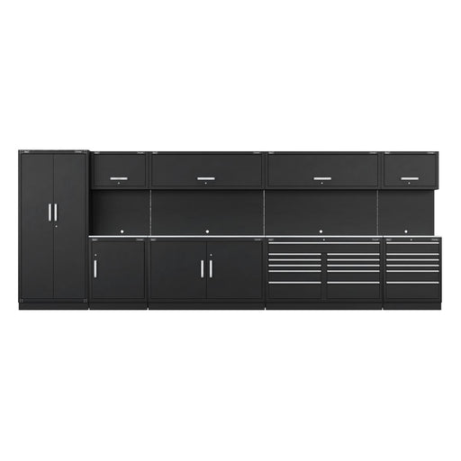 Sealey Premier Premier Storage System with Stainless Worktop 5.6m APMSSTEEL Sealey Premier - Dynamic Drive