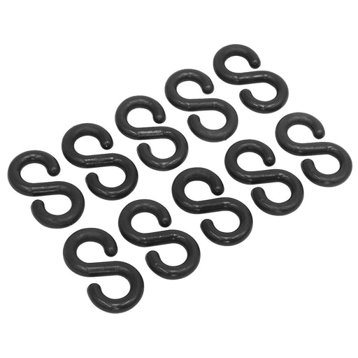 Sealey Plastic Chain S-Hook - Pack of 10 BSH10 Sealey - Dynamic Drive