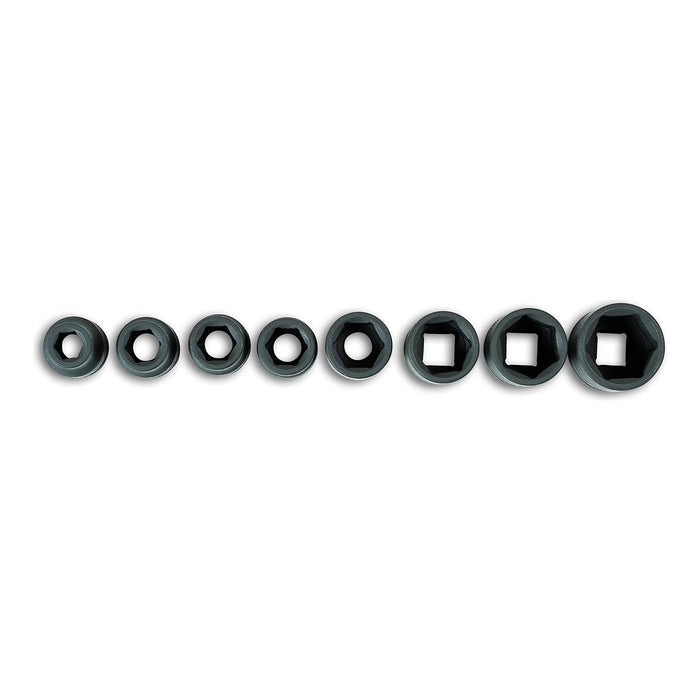 Laser Impact Socket Set 1/2"D 8pc 6490 Laser - Dynamic Drive