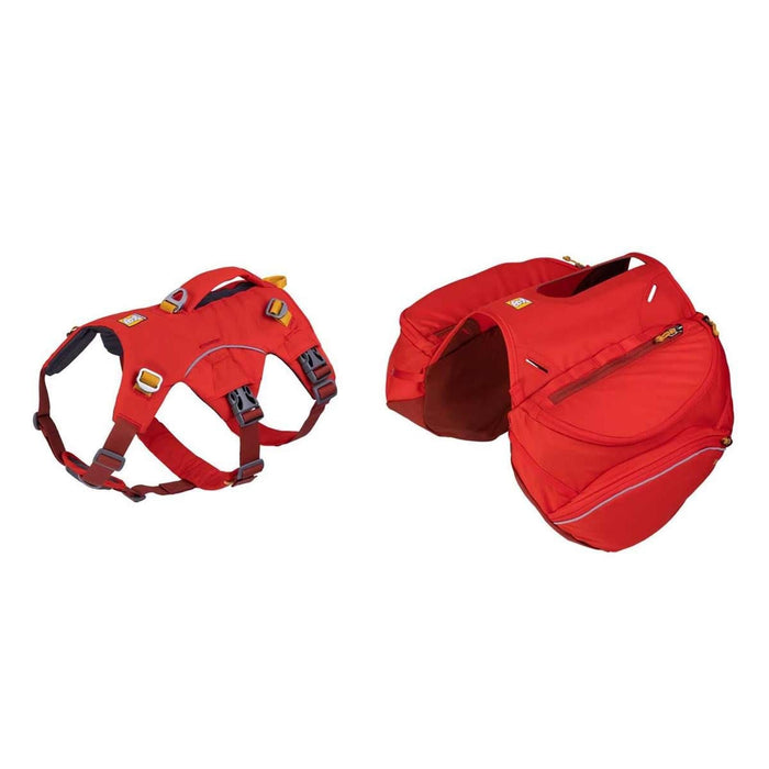Ruffwear Palisades Dog Backpack in Red Sumac (Medium) Ruffwear - Dynamic Drive