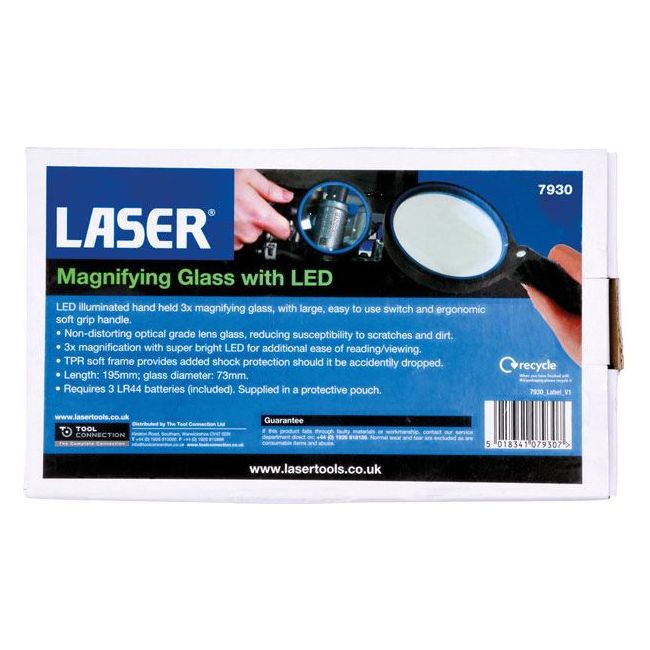 Laser Magnifying Glass with LED 7930 Laser - Dynamic Drive