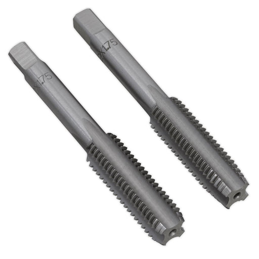 Sealey Tap Set 2pc (Taper & Plug) M12 x 1.75mm TSM12 Sealey - Dynamic Drive