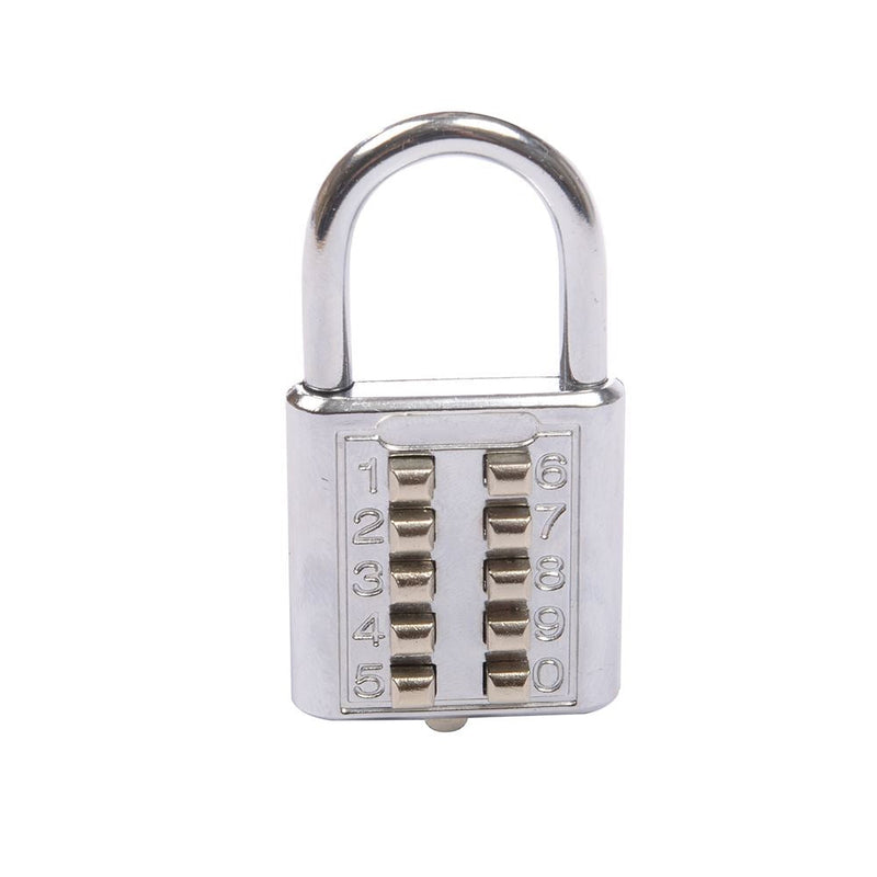 Silverline Digital Combination Padlock 10-Digit 38mm Silverline - Dynamic Drive
