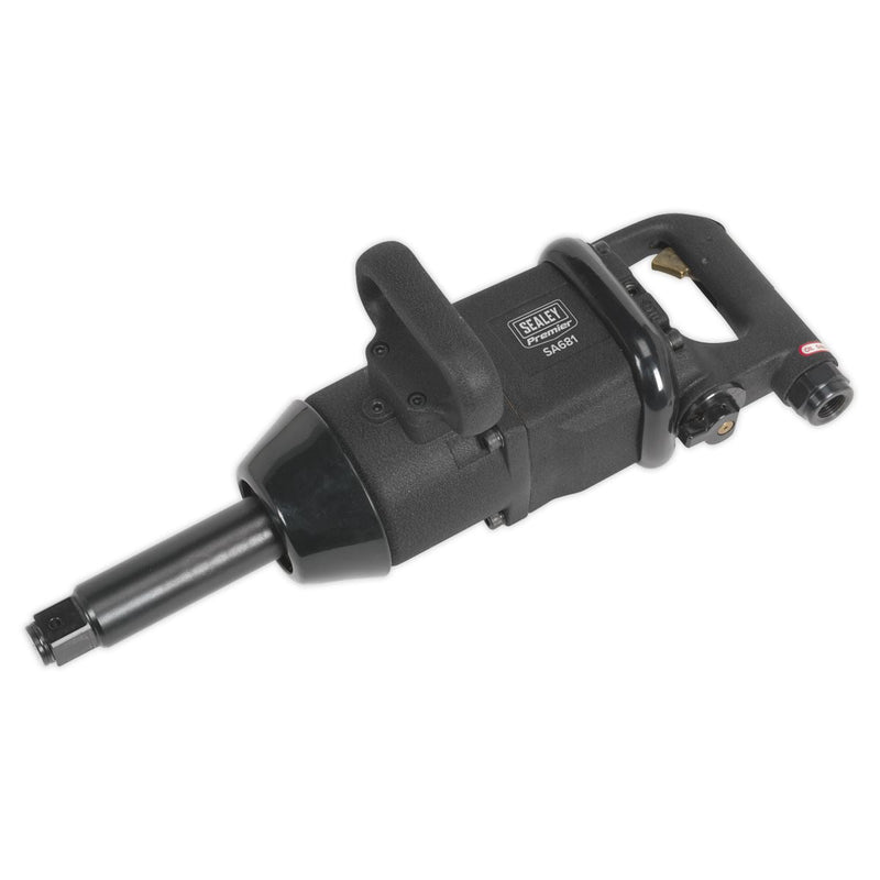 Sealey Air Impact Wrench 1"Sq Drive Pin Clutch Straight/Long Anvil 1800lb.ft Sealey - Dynamic Drive