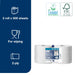 Tork 2 Ply Premium Heavy Duty Wiping Paper - White - 2 x 170m Combi Rolls Tork  - Dynamic Drive