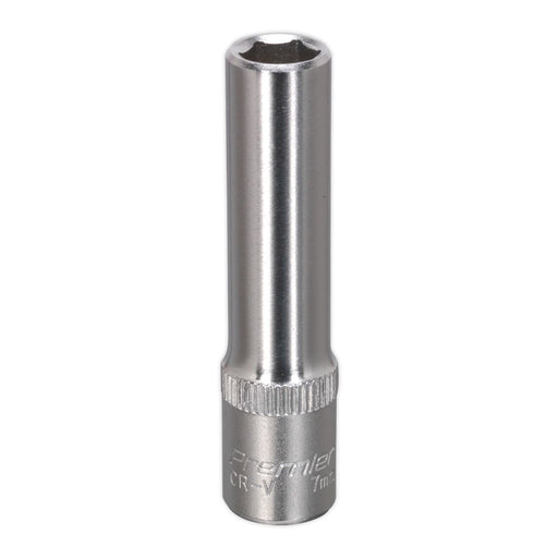 Sealey WallDrive Socket 7mm Deep 1/4"Sq Drive S1407D Sealey - Dynamic Drive