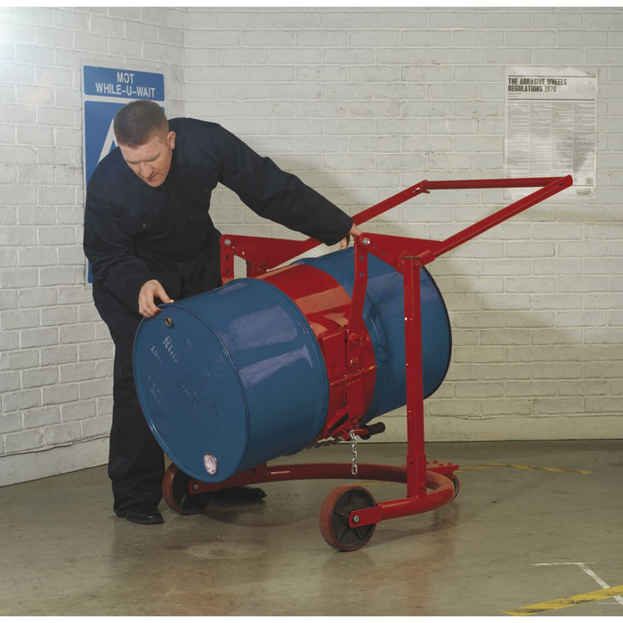 Sealey Mobile Drum Handler 205L DH02 Sealey - Dynamic Drive