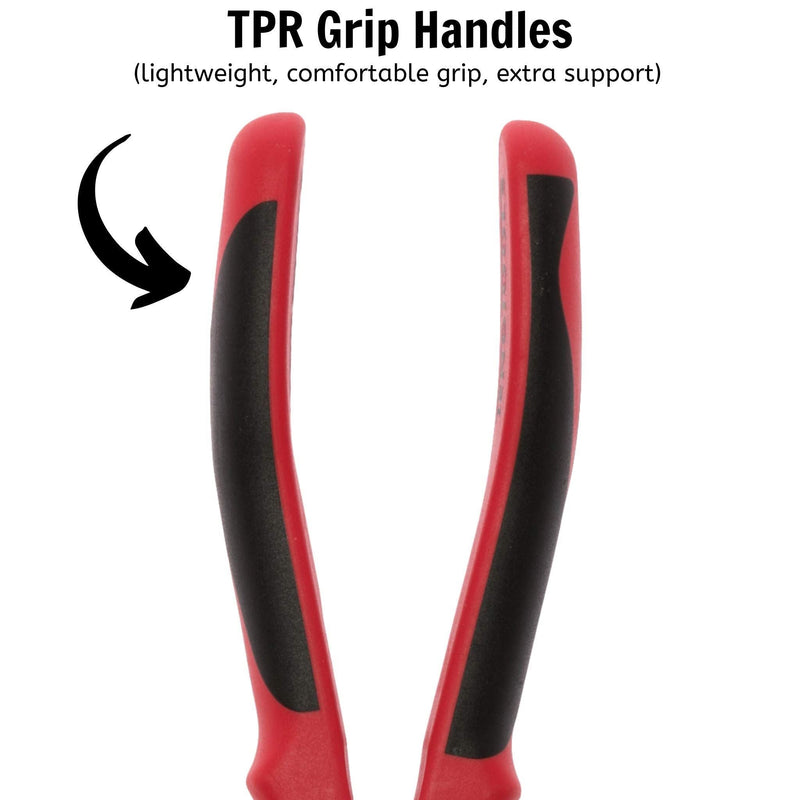 Teng Tools Heavy Duty Combination Plier TPR Grip 170mm Teng Tools - Dynamic Drive