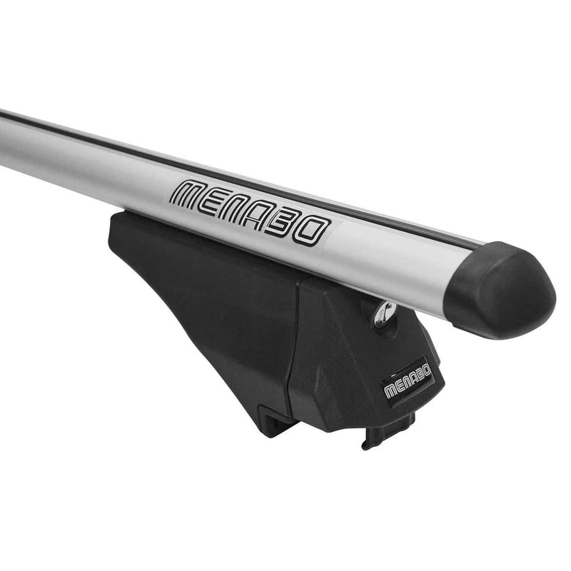 Menabo Tiger Silver Duo Rail Roof Bars 1185mm (75kg Max.) Menabo - Bars 4 Cars