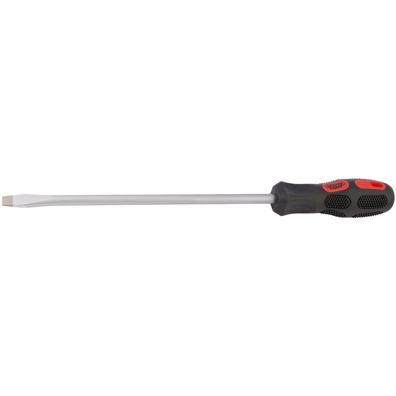 Draper Plain Slot Flared Tip Long Reach Screwdriver, 9.5 x 250mm (Sold Loose) Draper - Dynamic Drive