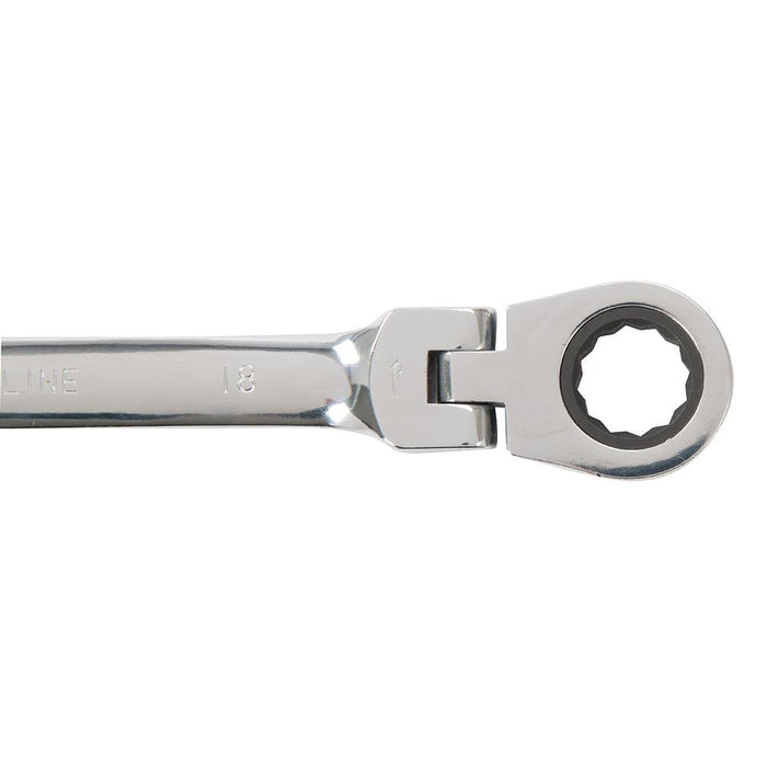 Silverline Flexible Head Ratchet Spanner Set 12pce 8 - 19mm Silverline - Dynamic Drive