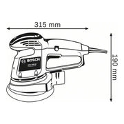 Bosch GEX 34-150 Professional Random Orbital Sander 150mm 340W 240V Bosch - Dynamic Drive