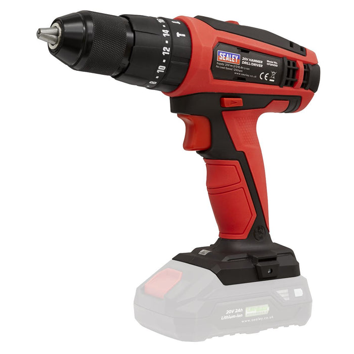 Sealey 3 x SV20 Series Tool Vac Combo Kit 20V 2Ah - 2 Batteries CP20VCOMBO5 Sealey - Dynamic Drive
