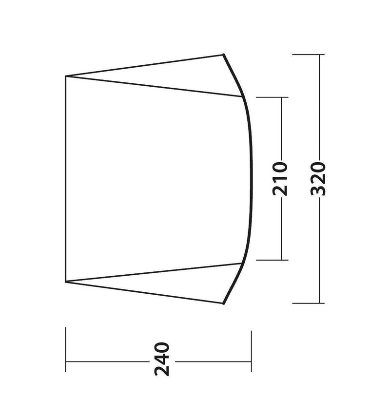 Outwell Vehicle Touring Canopy Shelter - For Motorhomes, Campervans & Caravans Outwell - Dynamic Drive