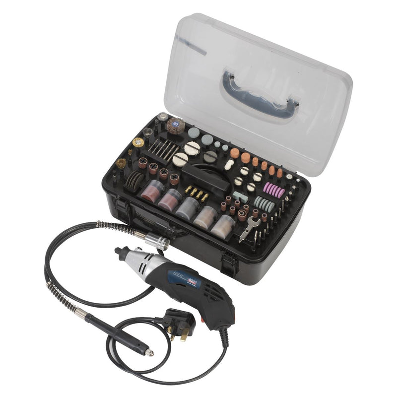 Sealey Multipurpose Rotary Tool & Engraver Kit 219pc 230V E5188 Sealey - Dynamic Drive
