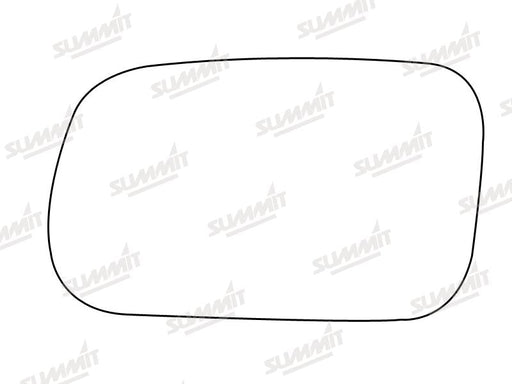 Summit Stick-On Standard Mirror Glass fits Kia Mentor I II LHS Summit - Dynamic Drive