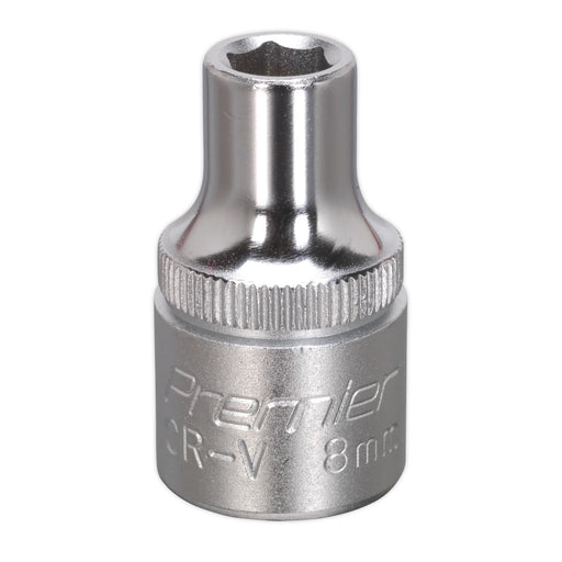 Sealey WallDrive Socket 8mm 1/2"Sq Drive S1208 Sealey - Dynamic Drive