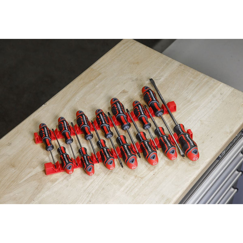Sealey Screwdriver Rack 2pc SR01 Sealey - Dynamic Drive